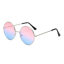 Load image into Gallery viewer, Burst metal circular fashion sunglasses women