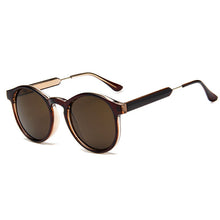 Load image into Gallery viewer, Retro Round Sunglasses Men Brand Design