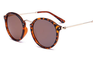 Vintage Retro FashionClassic Oval Sunglasses Women