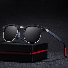 Load image into Gallery viewer, Classic Half Metal Polarized Sunglasses Men