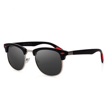 Load image into Gallery viewer, Classic Half Metal Polarized Sunglasses Men