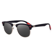Load image into Gallery viewer, Classic Half Metal Polarized Sunglasses Men