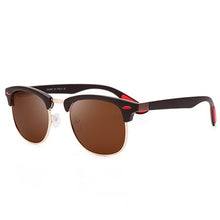 Load image into Gallery viewer, Classic Half Metal Polarized Sunglasses Men