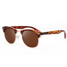 Load image into Gallery viewer, Classic Half Metal Polarized Sunglasses Men