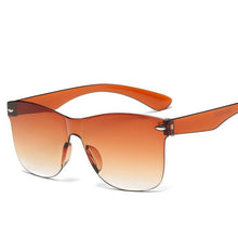 Load image into Gallery viewer, New Transparent  Brand Vintage Rimless Sun Glasses Women